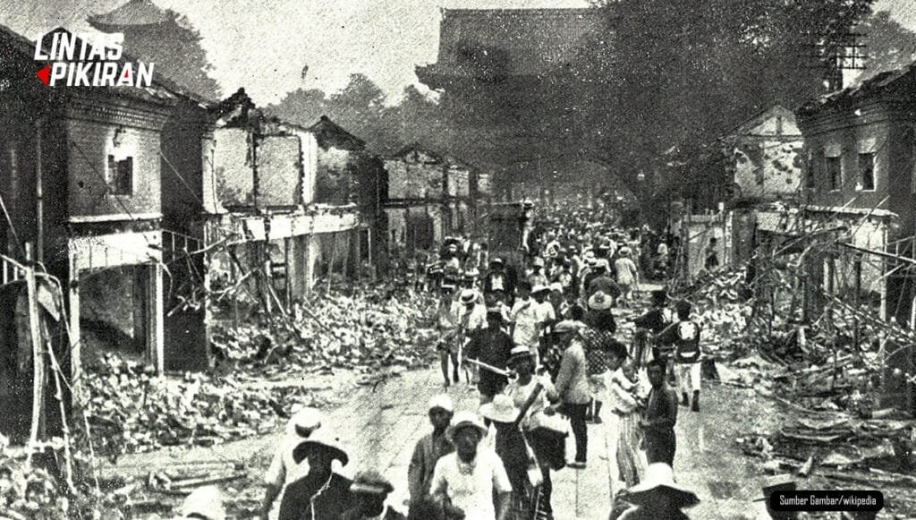 Gempa Besar Yang Melanda Wilayah Kantō (Sumber Gambar/Wikipedia)