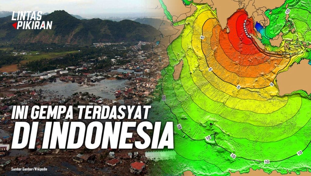 - Gambar 1 : Ilustrasi Gempa Aceh 2004 (Sumber Gambar/Wikipedia)