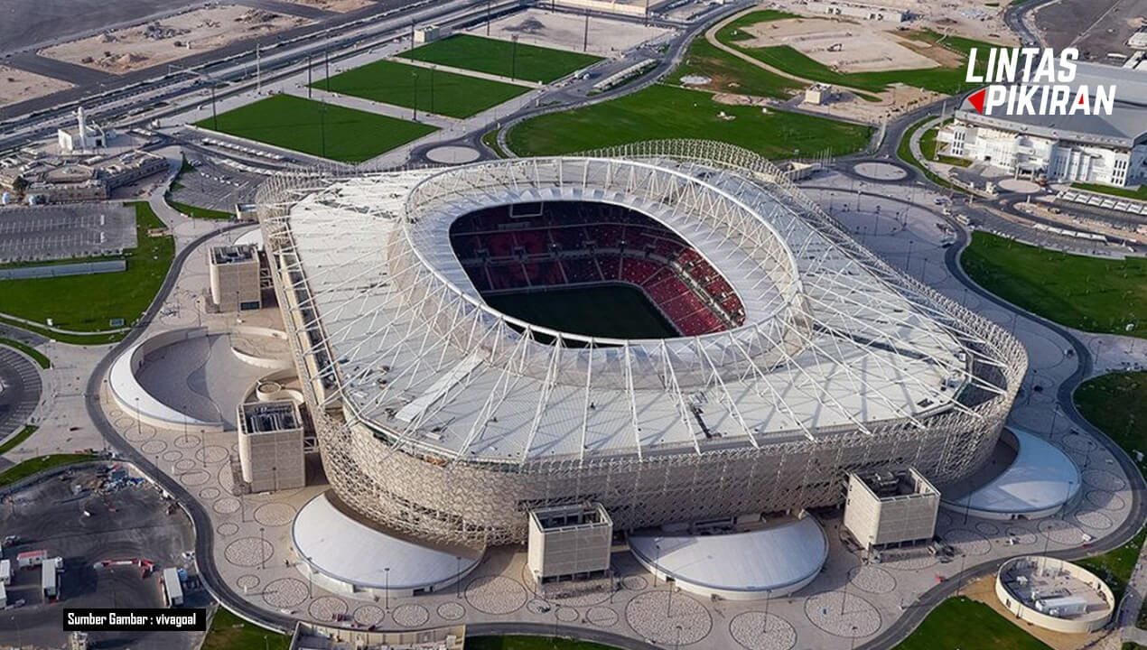 Drone View Stadion Ahmad Bin Ali (Sumber Gambar : Vivagoal)