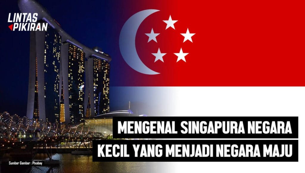Ikon dan Bendera Negara Singapura (Sumber Gambar : Pixabay)