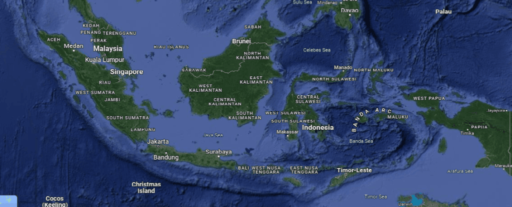 Peta Indonesia (Sumber Gambar: Google Maps)