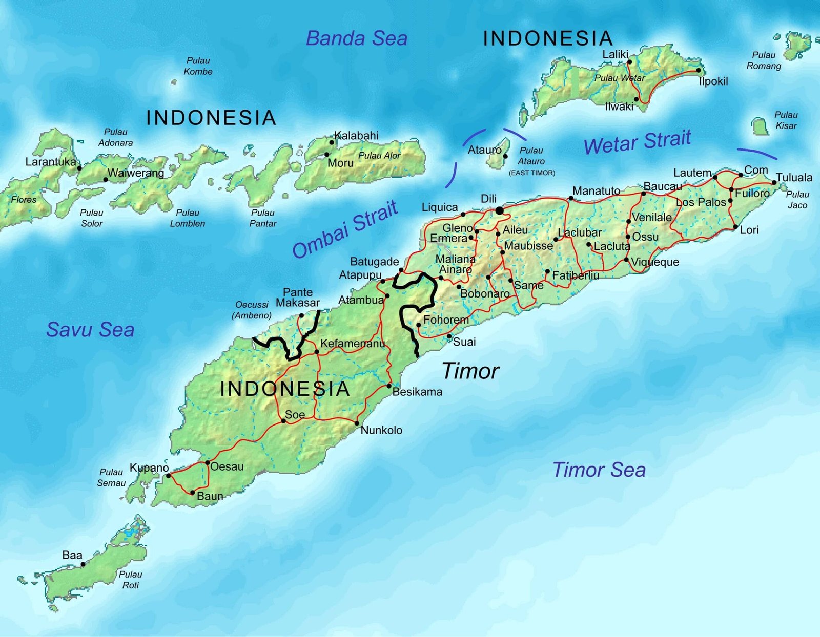 Selat Ombai (Sumber Gambar: wikipedia)