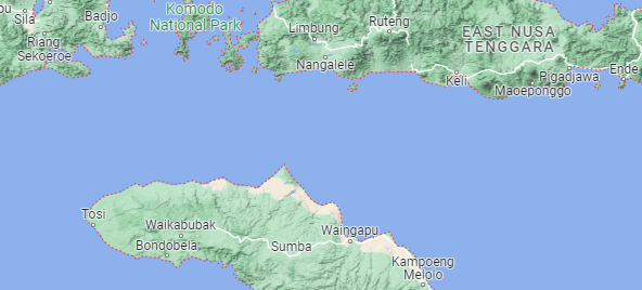 Selat Sumba (Sumber Gambar: Google Maps)