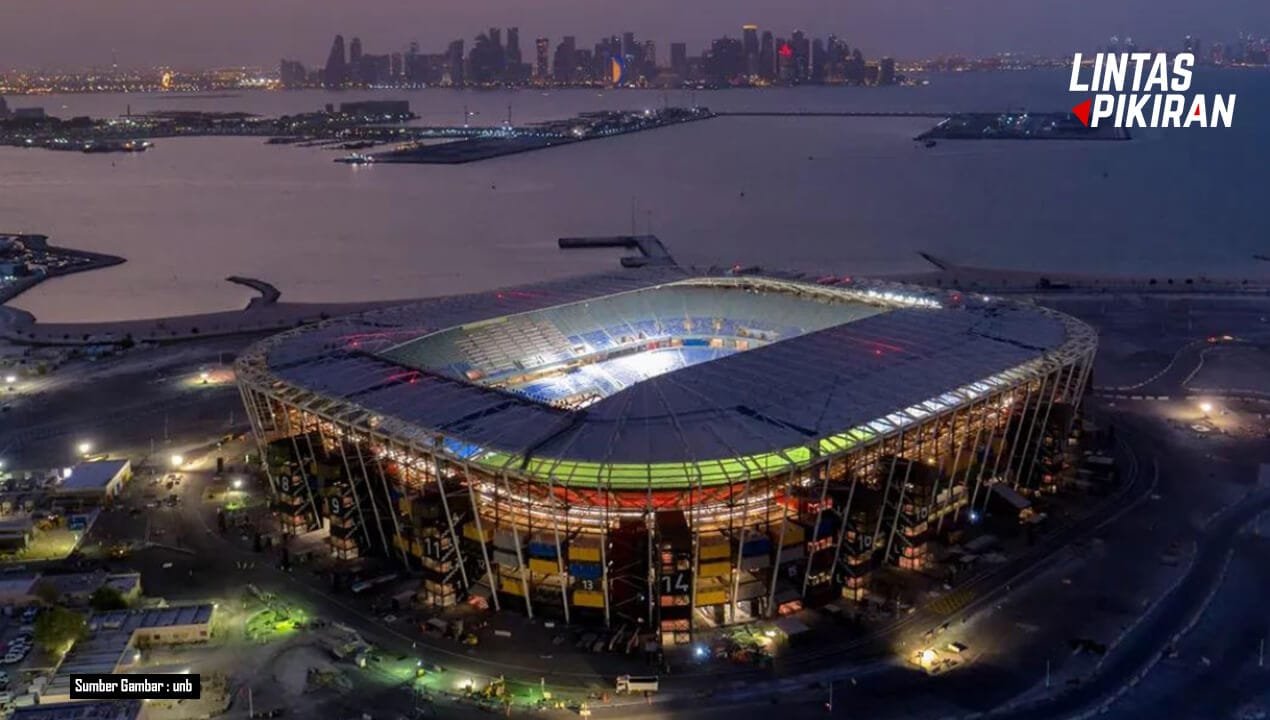 Tampilan Stadion 974 Dimalam Hari (Sumber Gambar : Unb)