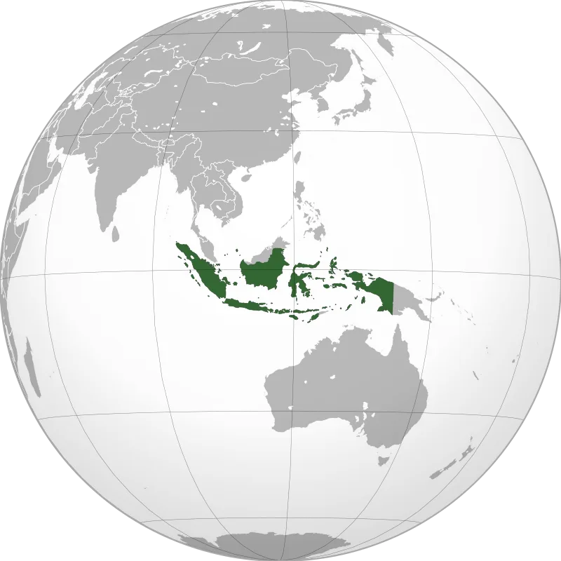 Posisi Indonesia (Sumber Gambar: Wikipedia)