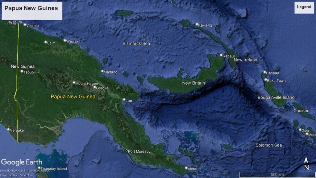 kenapa Papua Nugini tidak masuk benua Asia