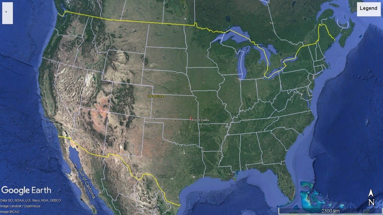 Tampilan Negara Amerika Serikat