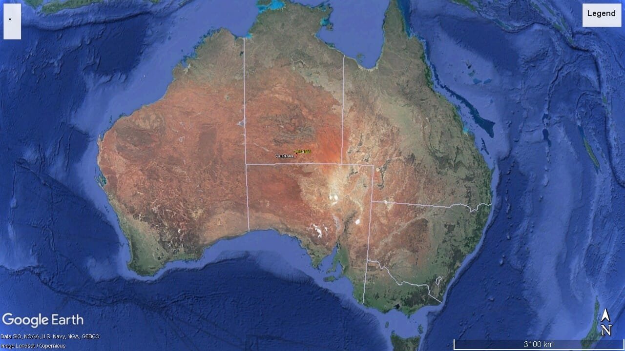 Tampilan Negara Australia