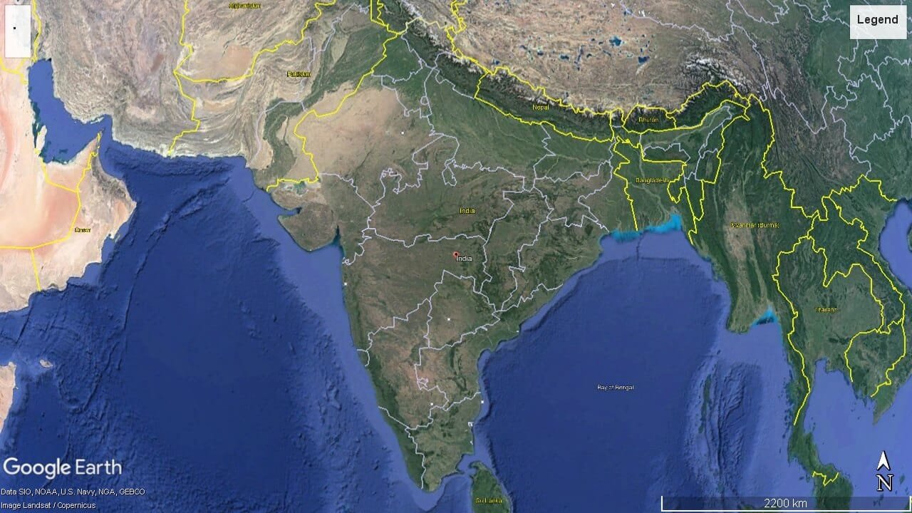 Tampilan Negara India