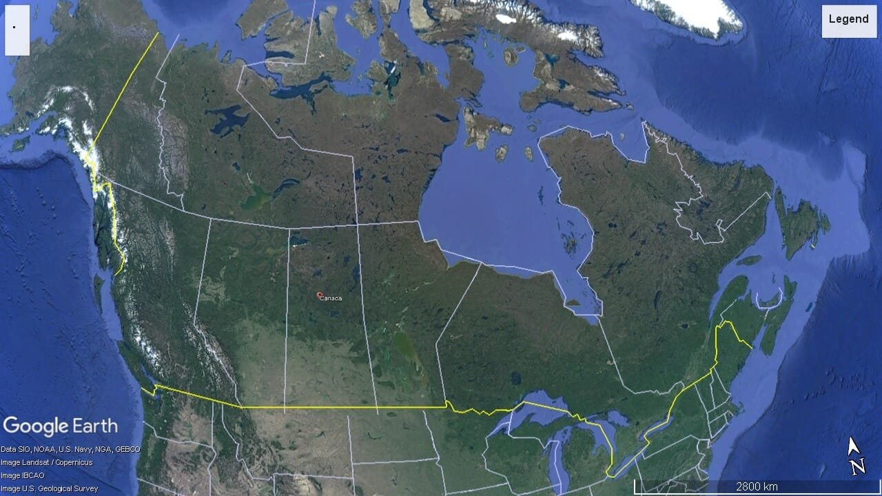 Tampilan Negara Kanada