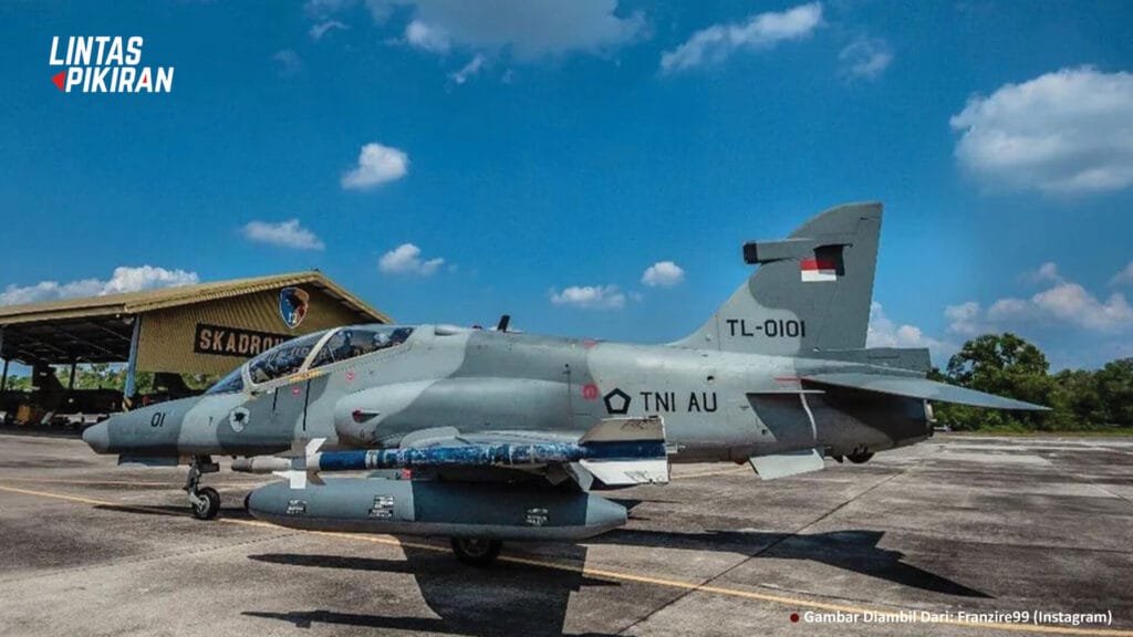 Tampilan Jet Tempur Hawk 100/200 Di Skadron Udara 12 (Gambar Diambil Dari: Franzire99 (Instagram)