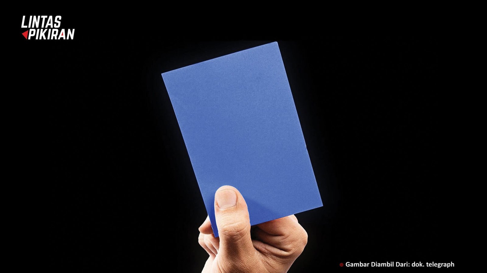 Tampilan kartu biru (Gambar Diambil Dari: dok. Telegraph)