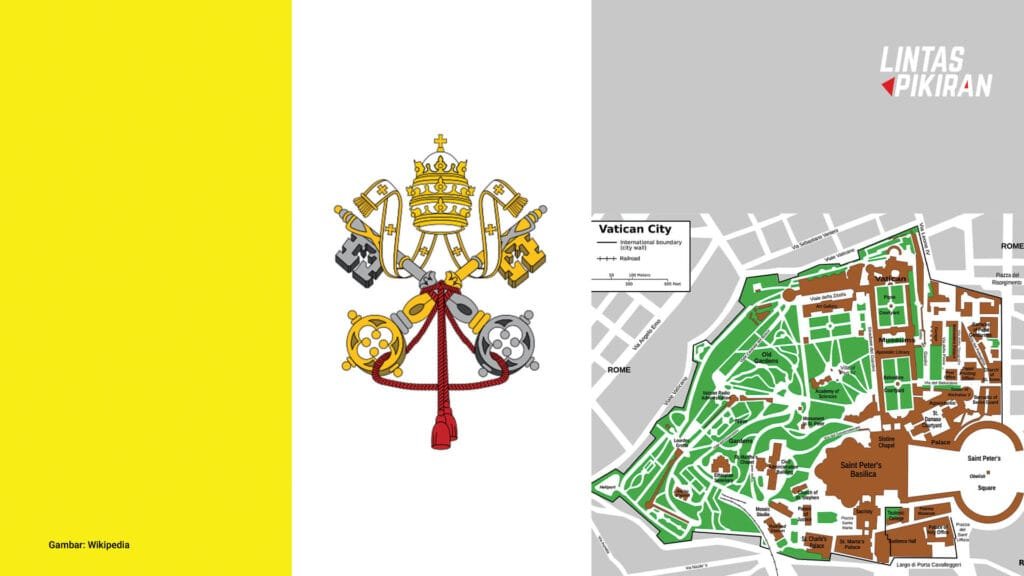 Peta Dan Bendera Negara Vatikan
